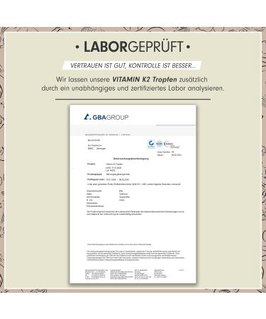 Buy High Dose Vitamin K2 Drops (5400x) - 200 g MK7 K2Vital - 100% Vegan Lab Tested International Shipping - Buy Online on GoSupps.com