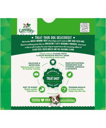 GREENIES Dog Treats Original Regular Natural Dental Care (72 Treats) 72oz. Pack & Dog Treats Original Large Natural Dental Care (34 Treats) 54oz. Pack 72 Count (Pack of 1) Treats + Dog Treats 54oz. - Buy Online on GoSupps.com