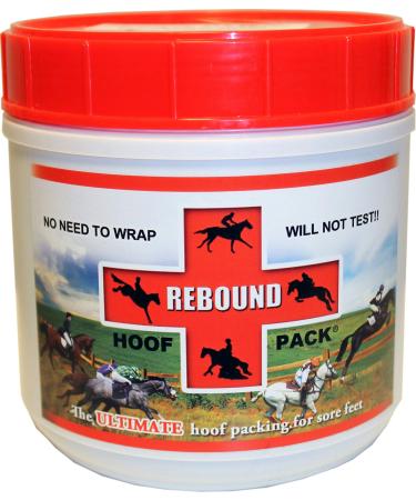 Rebound Hoof Pack To Treat Sore Inflamed and Infected Horse Hooves Dark Brown