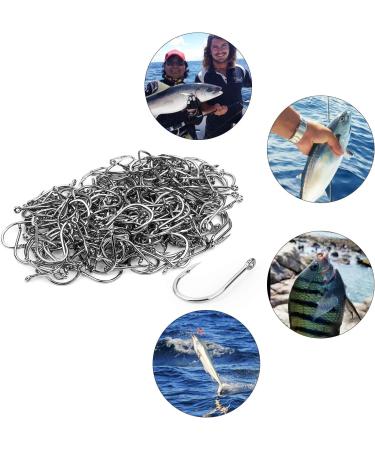 HETH 2000pcs Fishing Worm Hooks Set | High Carbon Steel Wide Gap Offset Hooks | Saltwater & Freshwater | 10 Sizes - Buy Online on GoSupps.com