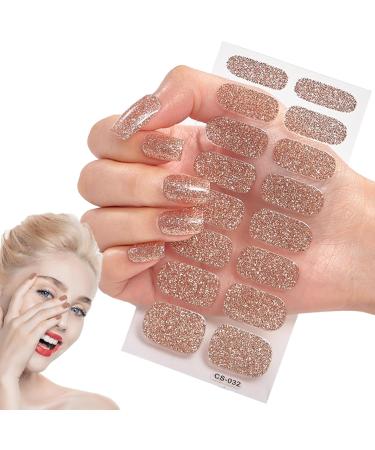  scyca scyca Nail Polish Stickers Nail Polish Strips | Full Nail Polish Sticker Gel Nail Stickers to Stick on Semi-Cured Gel Nail - Buy Online on GoSupps.com