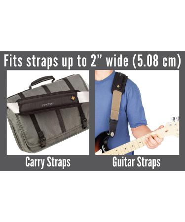 Pro Tec Deluxe Neoprene Shoulder Strap Pad - Non-Slip Design, Fits Straps Up to 2 Inches Wide, Black - One Size - Buy Online on GoSupps.com