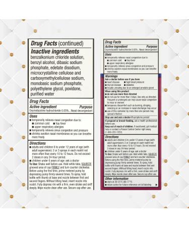 No Drip Nasal Spray Equate Pump Mist 12 Hour Oxymetazoline Hcl 1 fl oz. (Pack 1) - Buy Online on GoSupps.com