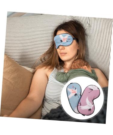 Hemoton Printed Sleep Mask - 2 Pcs Lightweight Adjustable Eye Cover for Travel and Sleep - Kid-Friendly Eye Shade and Blinders - Buy Online on GoSupps.com