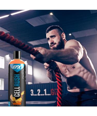 EFX Sports Cell Rush - Fast Acting Muscle Fuel with Kre Alkalyn & Beta Alanine | 16 Fl Oz (Orange) | International Shipping Available - Buy Online on GoSupps.com