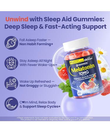 Melatonin Gummies 10mg 20mg with Magnesium for Adults + Organic Toddler Multivitamin Gummies + Omega-3 (DHA/EPA) 2 Pack - Buy Online on GoSupps.com