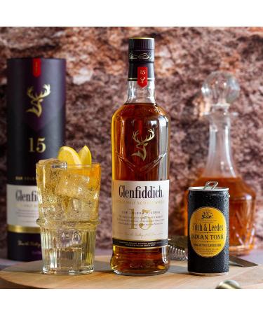 Fitch & Leedes Indian Tonic Water (4x200ml) - Refreshing Tonic from South Africa | Perfect Gin Companion | Spicy Lively Elegant - Buy Online on GoSupps.com