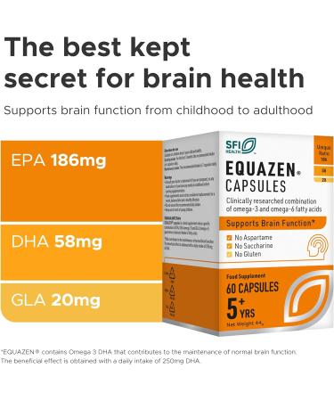 Equazen Eyeq 60 Capsules - Premium Omega 3 & 6 for Cognitive & Eye Health - International Shipping Available - Buy Online on GoSupps.com