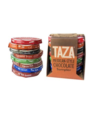 Taza Chocolate Organic Mexicano Disc Stone Ground Variety Pack 1.35 Ounce (8 Count) Vegan Variety Pack 8 Count (Pack of 1) - Buy Online on GoSupps.com