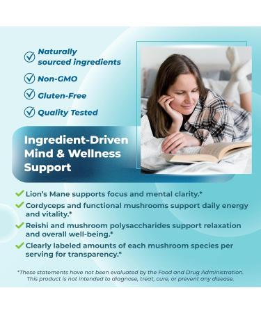 Cortisol Health Supplement with Magnesium Ashwagandha Lion s Mane & 10 Mushroom Complex Relaxation Focus & Energy Support 150 Capsules Sotalix GMO-Free - Buy Online on GoSupps.com