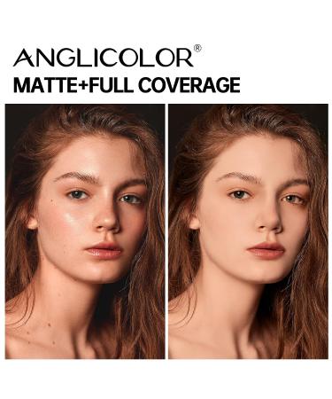 Anglicolor Matte Foundation 30ml - Flawless Full Coverage, Oil-Control, Long Lasting Liquid Foundation for Women - Waterproof Formula - 1PC 102 - Buy Online on GoSupps.com