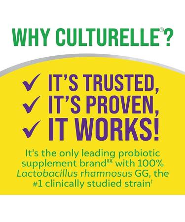 Culturelle Pro Strength Daily Probiotic Digestive Capsules Naturally Sourced Probiotic Strain Proven to Support Digestive & Immune Health Gluten & Soy Free 4 Month Supply  60 Count (Pack of 2) - Buy Online on GoSupps.com
