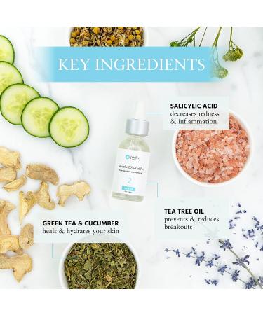 Salicylic 20% Gel Peel: Breakout & Pore Minimizer, Strength Level 2 - 15-30 Full Facial Peels - 1 fl oz - Buy Online on GoSupps.com