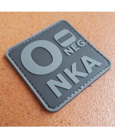ACU ONEG O- NKA Blood Type PVC Tactical Morale Patch - Buy Online on GoSupps.com