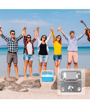 Stainless Steel Hinge Replacement for Coleman Camping Coolers - Set of 2 - Buy Online on GoSupps.com