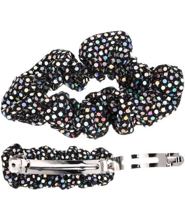 SEWACC 1 Set Hair Accessories Hair Clips Hair Barrettes Hair Ties Hair Bands Hair Accessory Girls Hair Scrunchies Sequin Hair Scrunchies Ponytail Holders Hair Ropes Super Flash Metal Miss