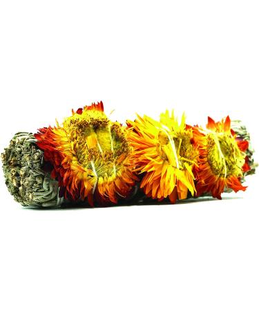 FAIZA NATURALS Sunflower White Sage Smudge Stick - 3 Pack | Cleansing and Purifying Bundle - Buy Online on GoSupps.com