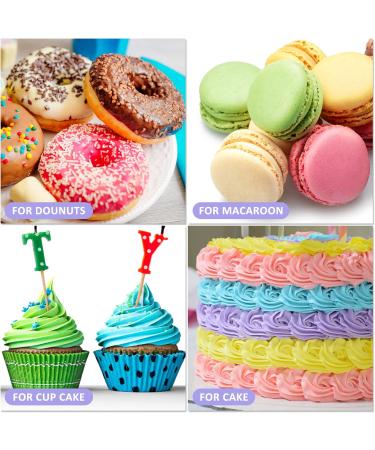 Food Coloring Liquid - 16 Colors Food Coloring Food Grade Vibrant Food Dye Tasteless Food Color Set for Cake Decorating Easter Egg Cooking Fondant - 0.25 Fl Oz - Buy Online on GoSupps.com