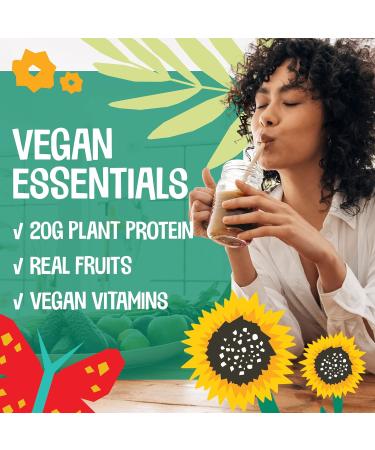 EarthChamp by Wyldsson Vegan Protein Powder - Plant Based Vanilla Shake - Dairy Free - 1kg (28 Servings) - Buy Online on GoSupps.com