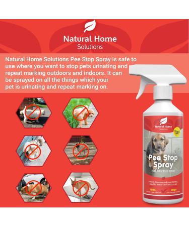 Eco Pee Stop Spray Urine Stop for Cat Dog Enzyme Urine Destroyer Repellent Stop Cats Dogs Repeat Marking Indoors Outdoors 100% Natural 500ml - Buy Online on GoSupps.com