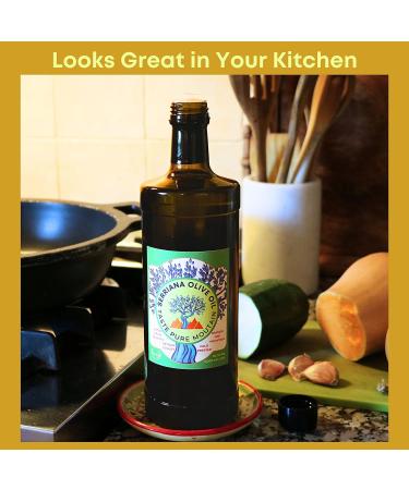 Serriana Premium Extra Virgin Olive Oil - Spanish Mediterranean Mountains - 750ml Glass Bottle - Buy Online on GoSupps.com