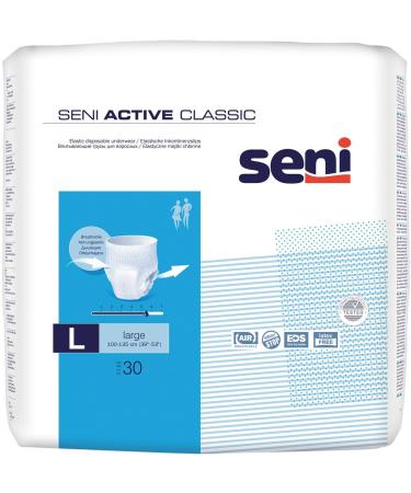 Seni Active Classic Incontinence Slip L - Comfortable & Reliable Protection for All-Day Use | Fast International Shipping - Buy Online on GoSupps.com