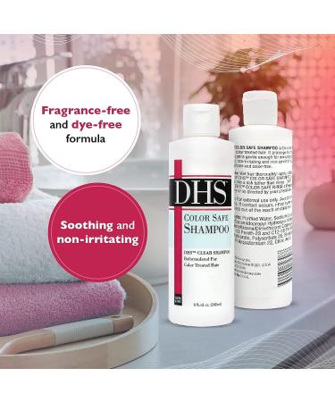 DHS Color Safe Shampoo - Color Protecting Shampoo for Men and Women - 8oz - Buy Online on GoSupps.com