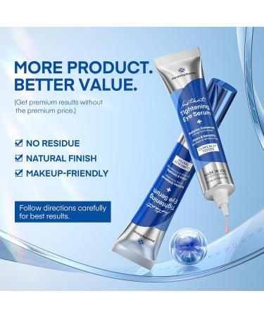 Instant Under Eye Lift Serum - Reduces Eye Bags Wrinkles Puffy Eyes Dark Circles & Crow s Feet in Minutes - Advanced Firming Polysaccharide Formula for Mature Skin - 20 mL 0.68 Ounce (Pack of 1) - Buy Online on GoSupps.com