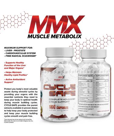 Cycle Safe Liver & Organ Defense | Complete Cycle Support for Men | Prostate & Liver Health | Antioxidant Grape Seed Extract | 180 Capsules - Buy Online on GoSupps.com