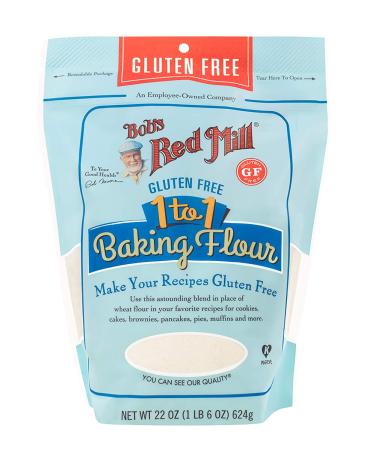Bob's Red Mill Gluten Free 1-to-1 Baking Flour - 22oz Pack of 4 | 5.48lbs Total - Buy Online on GoSupps.com