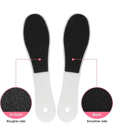 WLLHYF 4-Piece Pedicure Foot File Set - Double Sided Callus Remover & Scrubber for Dead Skin and Cracked Feet - Professional Foot Care Tool for Women and Men - Buy Online on GoSupps.com