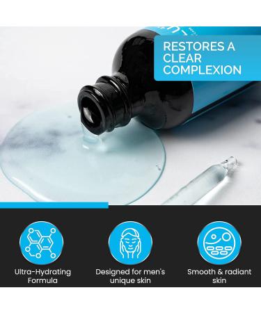 Blu42 Men's Recovery Face Serum | Anti-Aging Hydrating for most skin types | 50ml - Buy Online on GoSupps.com