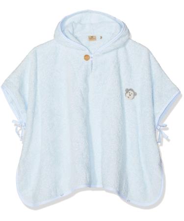 Bellybutton mother nature & me baby boys bath poncho bathrobe one size blue (baby blue|blue 3023)