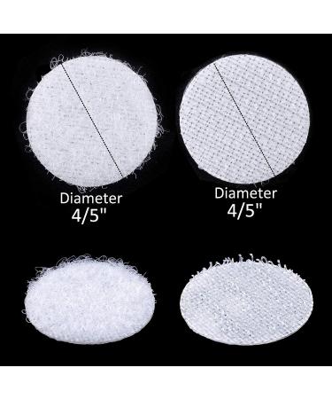 JANYUN Self Adhesive Dots 3/4 (20mm) 0.79inch Diameter White Sticky Back Coins Hook and Loop Dots Circle Dots Stickers Tapes Tapes for Classroom Home Office(300) - Buy Online on GoSupps.com