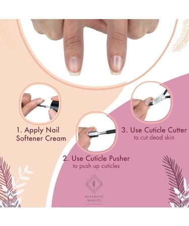 BOXGROVE BEAUTY Black Professional Stainless Steel Cuticle Cutter Trimmer Nail Nipper with Double Spring Perfect Nail Care Tool for Manicure & Pedicure at Home/Spa/Beauty Salon - Buy Online on GoSupps.com