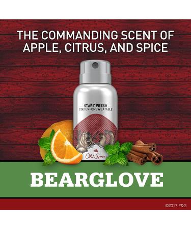 Old Spice Bearglove Antiperspirant Deodorant Spray for Men - 3.8 oz (Pack of 1) - Buy Online on GoSupps.com
