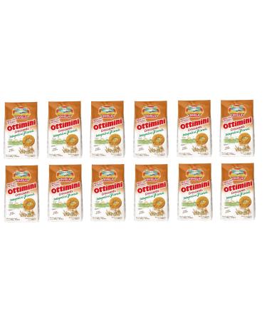 Divella Divella Ottimini Croccanti Integrali Cereal Cookies with 7 Cereal 300 g Italian Biscuits Pack of 12