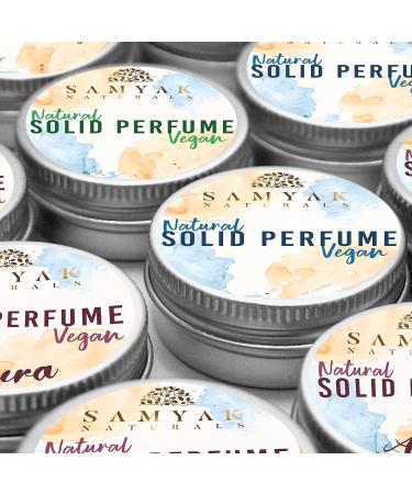 Natural Vegan Solid Perfume Long Lasting Solid Perfume for Men and Women for all Skin Types (10Gm) - Buy Online on GoSupps.com