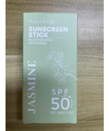 KARLOR Jasmine Sun Cream Stick Face Sunscreen Stick Sun Protection Stick SPF 50+ PA+++ UVA/UVB Radiation Face Sun Cream Face Body UV Protection Sun Lotion Beach Sports Refreshing - Buy Online on GoSupps.com