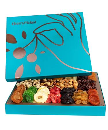 CherryPicked Dried Fruit & Nuts Gift Basket  18 Variety XL Fathers Day Prime Gifts Ideas For Dad  Gourmet Assortment Box Delivery Vegan Food Baskets Husband Grandpa Men Him From Daughter Wife Son Kids - Buy Online on GoSupps.com