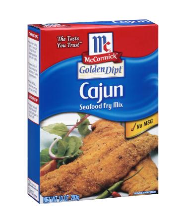 McCormick Golden Dipt Cajun Seafood Fry Mix, 10 oz 10 Ounce (Pack of 1)