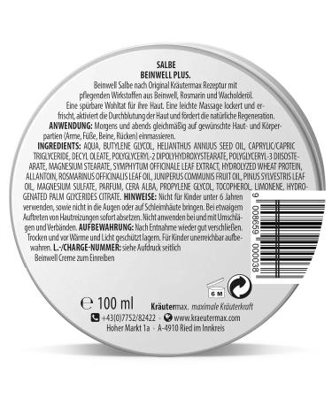Comfrey Ointment High Dose Cream Extract 100ml - Natural Relief for Pain & Inflammation - International Shipping Available - Buy Online on GoSupps.com