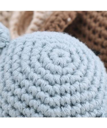 Shop Crochelefant DIY Mini Knitted Elephant Heads - Soft Cotton PVC-Free Crochet Beads & Baby Pacifier Chain Clips for International Delivery - Buy Online on GoSupps.com