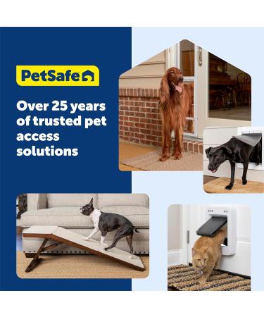 PetSafe Plastic Pet Door for Dogs and Cats - Durable Frame, Paintable, Flexible Flap - Small to X-Large Sizes - Easy DIY Install, Security Cover - Up to 220 lb Pets - Buy Online on GoSupps.com