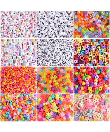 Peirich Jewelry Making Bead Kit - 44 Colors Embroidery Floss, 4900+ Beads, Organizer Box - Perfect for Friendship Bracelets - Ideal Christmas Birthday Gift - Buy Online on GoSupps.com