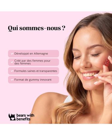 Crini re de Feu Cheveux Sublimes - Gummies Biotine Formule Renforc e 10 000 g de Biotine Zinc Vitamines B6 C E et Iode 90 pi ces (3 Mois) V gan Sans Sucre Bears with Benefits 90 gummies - 3 mois - Buy Online on GoSupps.com