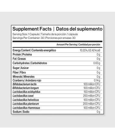 Immunotec PROBIO 3+ with Cranberry - Buy Online on GoSupps.com