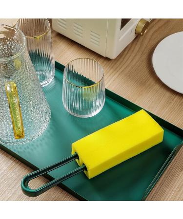 Kitchen Cup Brush with Comfortable Handle Mug Cleaner Brush Easy to Clean Bottom and Edge  - Buy Online on GoSupps.com