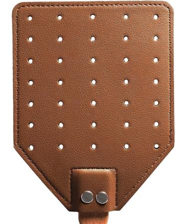 Room Fly Swatter Space-Saving Woodworking Leather Fly Swatting Tool - Portable Indoor Outdoor Fly Swatter for Home Clearful - Buy Online on GoSupps.com