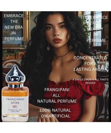 Frangipani Attar Absolute Essential Oil Perfume (Plumeria) 15 ml Vegan Clean Botanical Perfume Essence No Synthetics! All-Natural Alcohol-Free Cruelty-Free Phthalate-Free Paraben-Free Gluten-Free - Buy Online on GoSupps.com